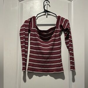 Hollister Striped Long Sleeve Top